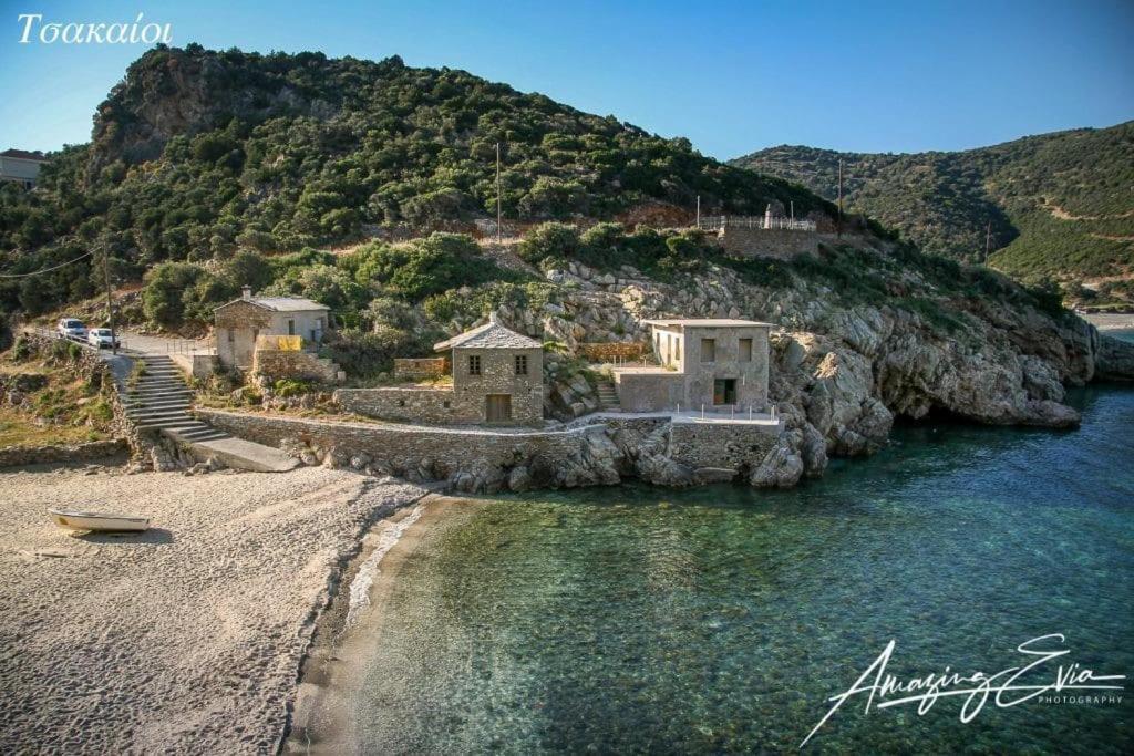 Вилла Παραθαλασσιο Σπιτι Στην Εξοχη Tsakei Экстерьер фото